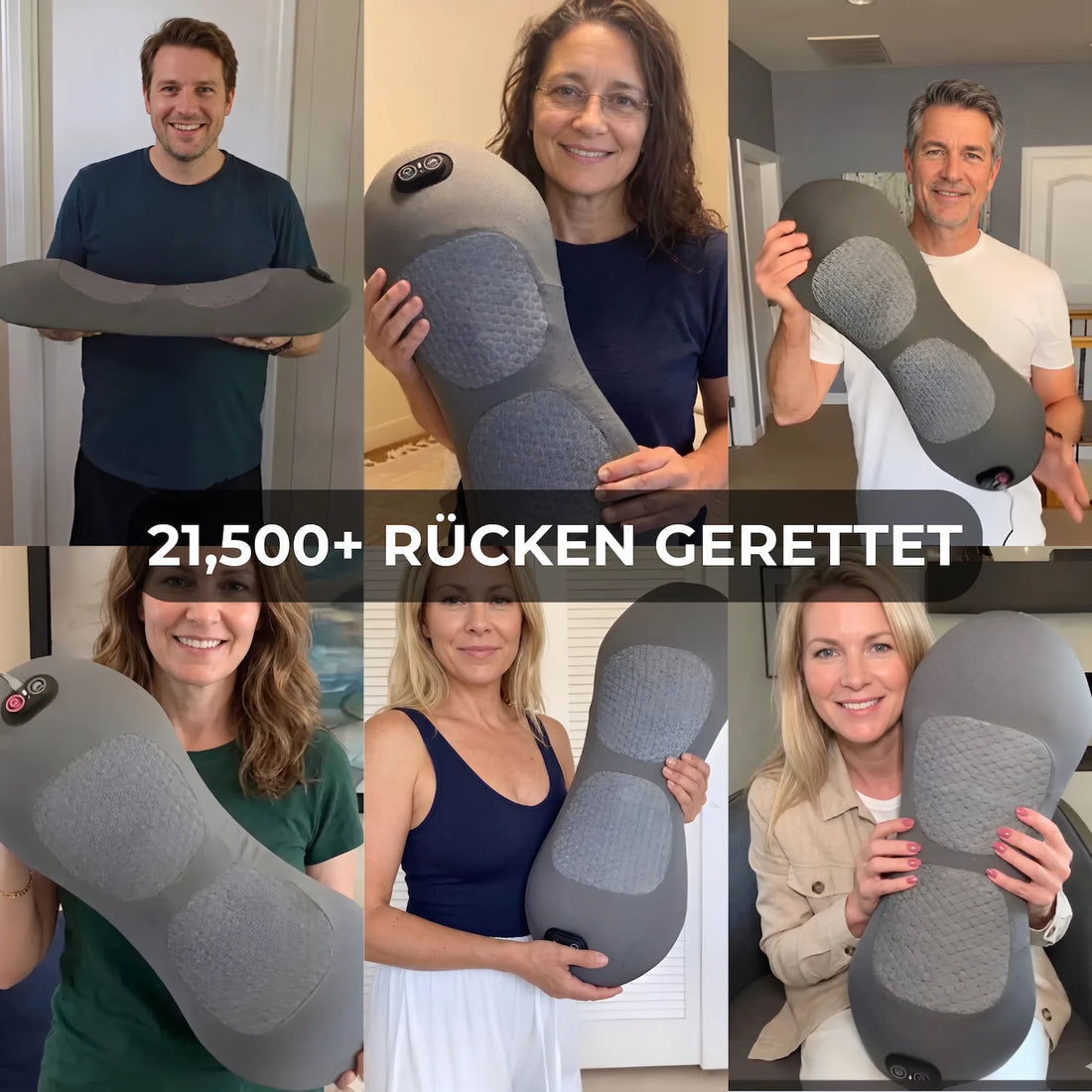 3-Zonen-Rücken-Tiefenmassagegerät